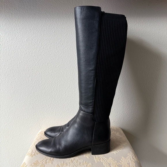 Black Knee-High Women's Boots - Kenneth Cole Levon Boot - Picture 3 of 10